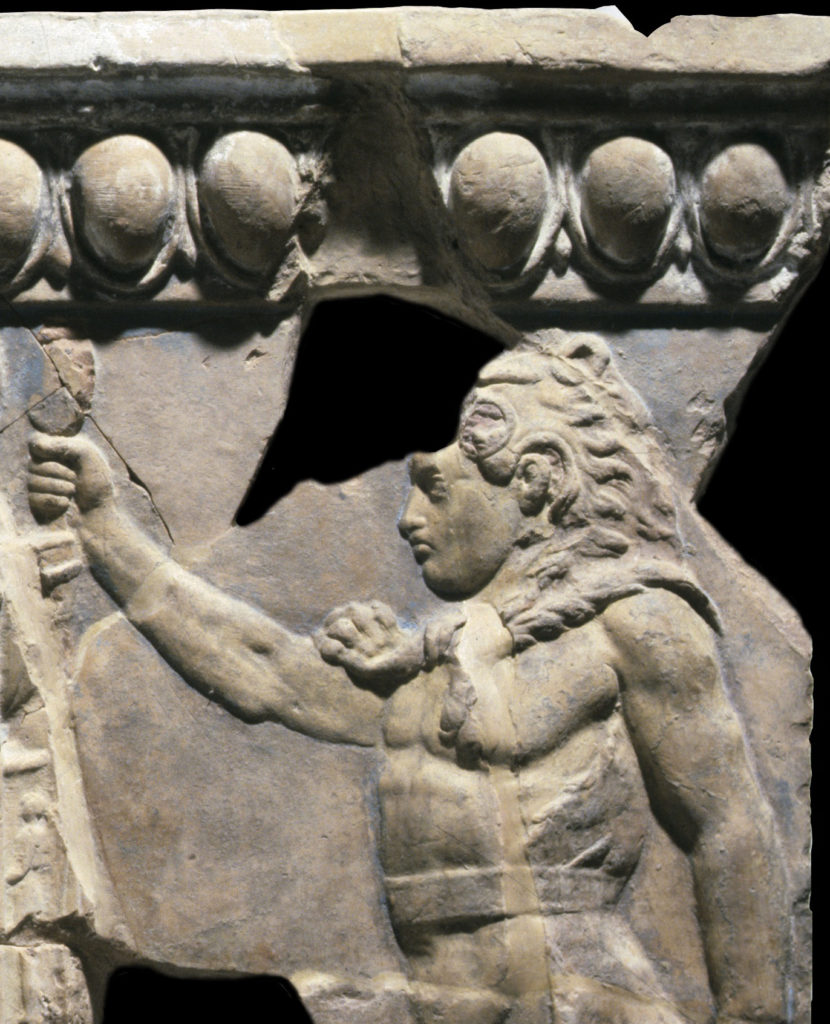 Museo Palatino, lastra di terracotta dipinta