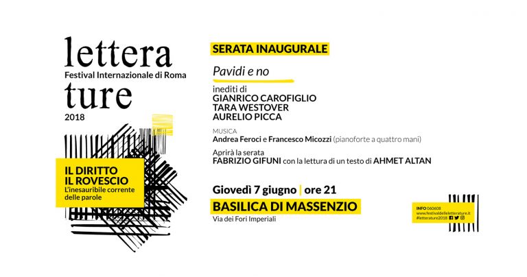 Literatures. International Rome Festival 2018