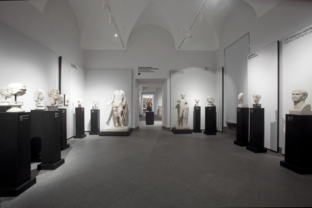 Museo Palatino, sala del palazzo imperiale, ritratti (Foto di Claudia Pescatori)