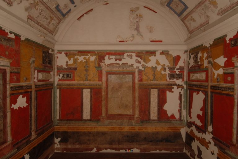 Casa di Augusto, pitture dello studiolo