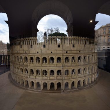 Carlo Lucangeli’s wooden model of the Colosseum