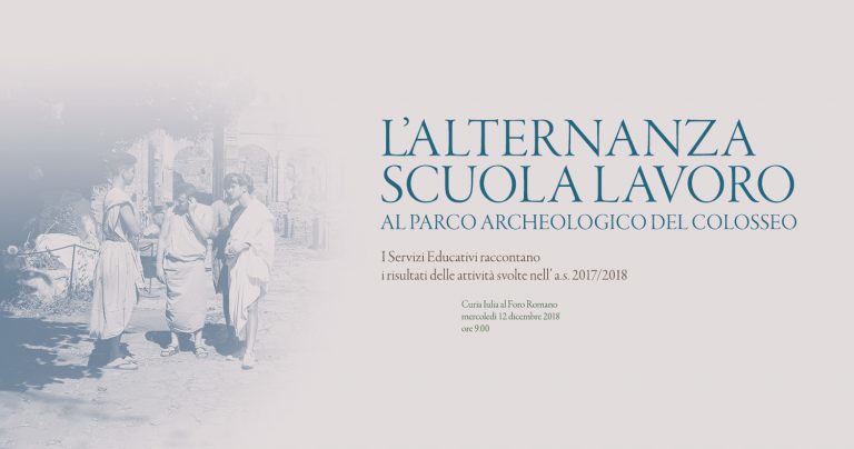 L’alternanza scuola lavoro al Parco archeologico del Colosseo