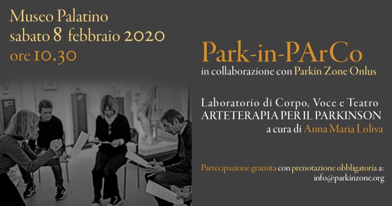 L’ABC dell’arteterapia: arte bellezza cultura – Park-in-PArCo è di nuovo al Museo Palatino sabato 8 febbraio