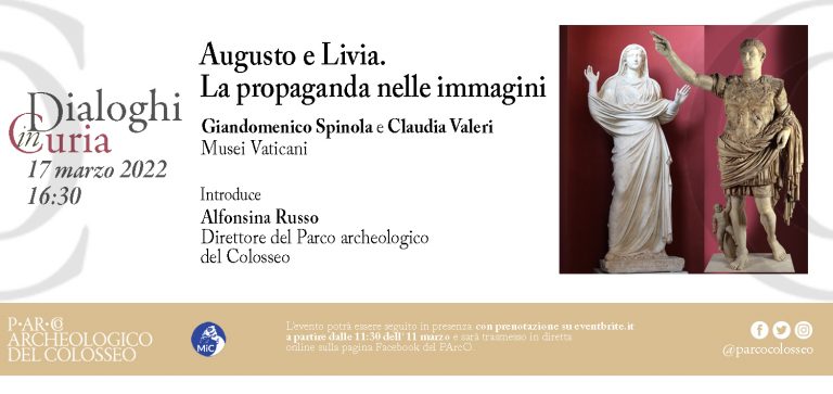 Dialoghi in Curia. “Augusto e Livia, la propaganda nelle immagini”, conferenza di Giandomenico Spinola e Claudia Valeri