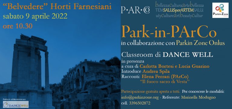Park-in-PArCo: Dancewell sul Belvedere degli Horti Farnesiani
