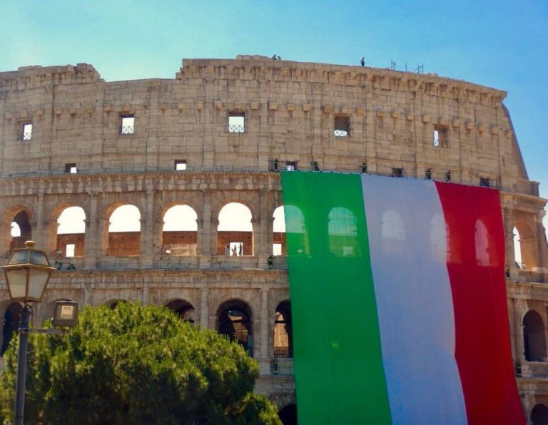 Italian Republic Day. Entrance modifications.
