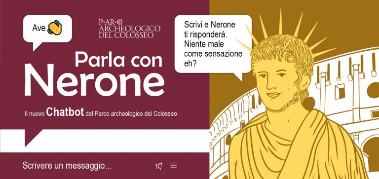 “Parla con Nerone”. Il nuovo chatbot del Parco archeologico del Colosseo