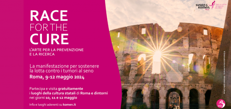 Race for the Cure 2024 – Ingresso gratuito al Parco archeologico del Colosseo