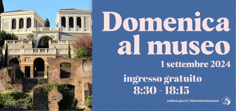 Free admission Sunday 1st September 2024 | domenicalmuseo