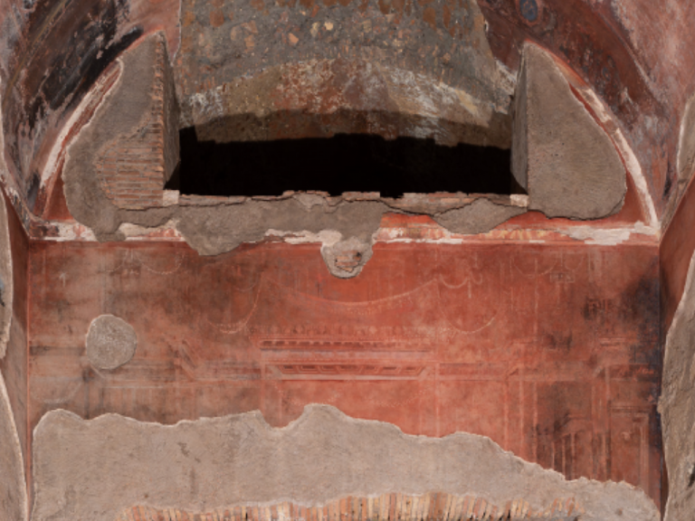 Restoration of the walls of the Red Vault Room in the Domus Aurea