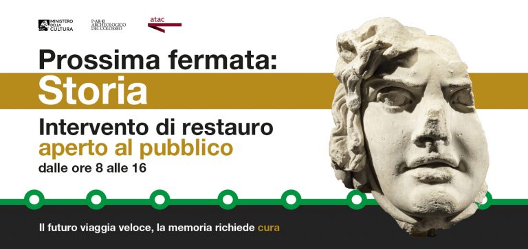 Prossima fermata: Storia. Intervento di restauro aperto al pubblico in Metro C