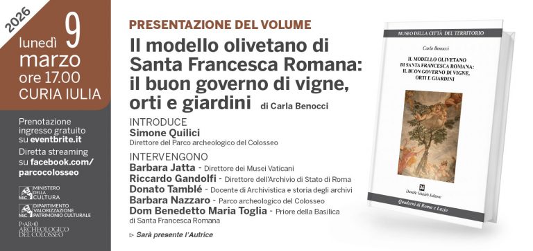 Il modello olivetano di Santa Francesca Romana: il buon governo di vigne, orti e giardini